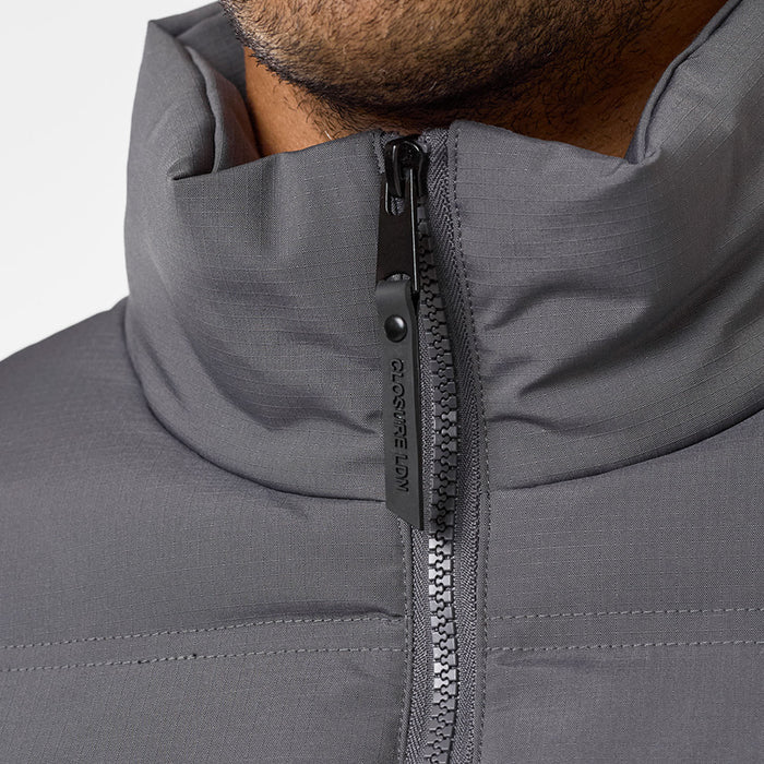 Ripstop Funnel Puffer | Charcoal