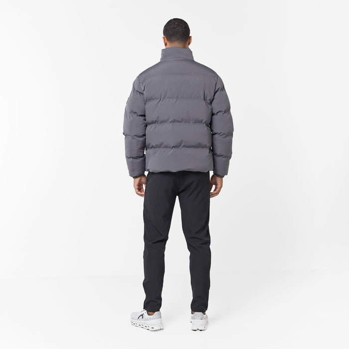 Ripstop Funnel Puffer | Charcoal