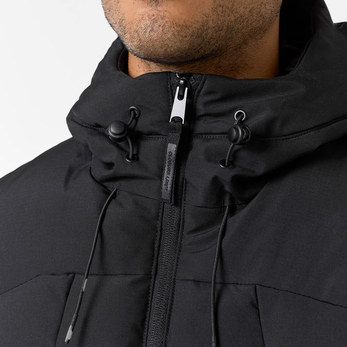 Ripstop Racer Puffer Jacket | Black
