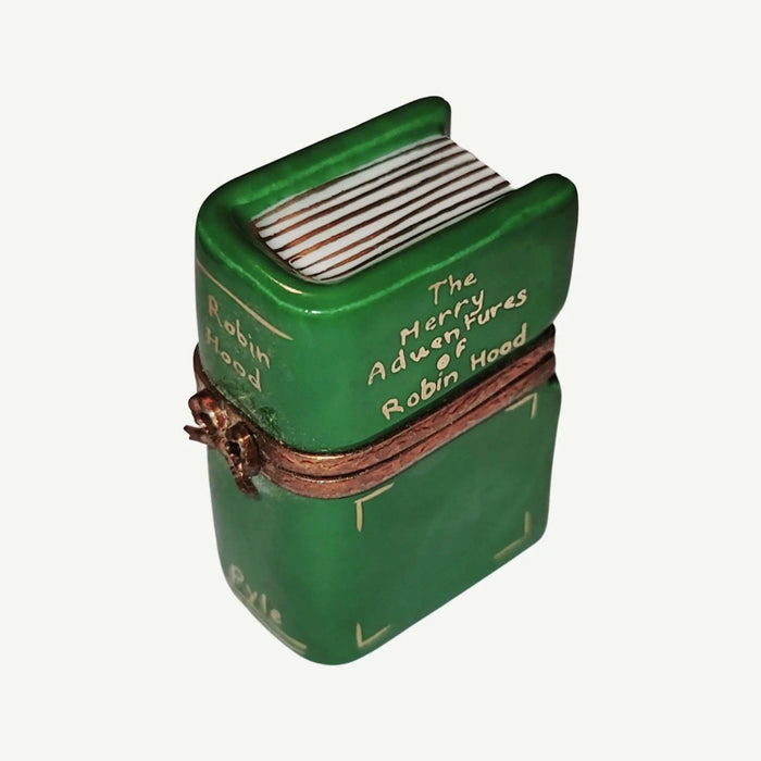 Robin Hood Rare Limoges Box Porcelain Limoges Book kids art fine limoges box French Trinket Box