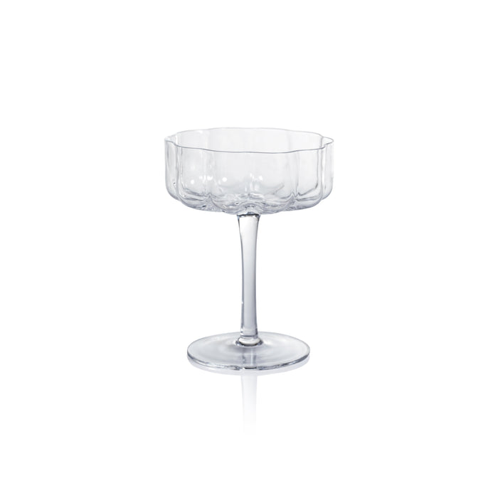 Rocco Handblown Coupe, Set of 4 - Drinkware Sets by Carlyle Avenue