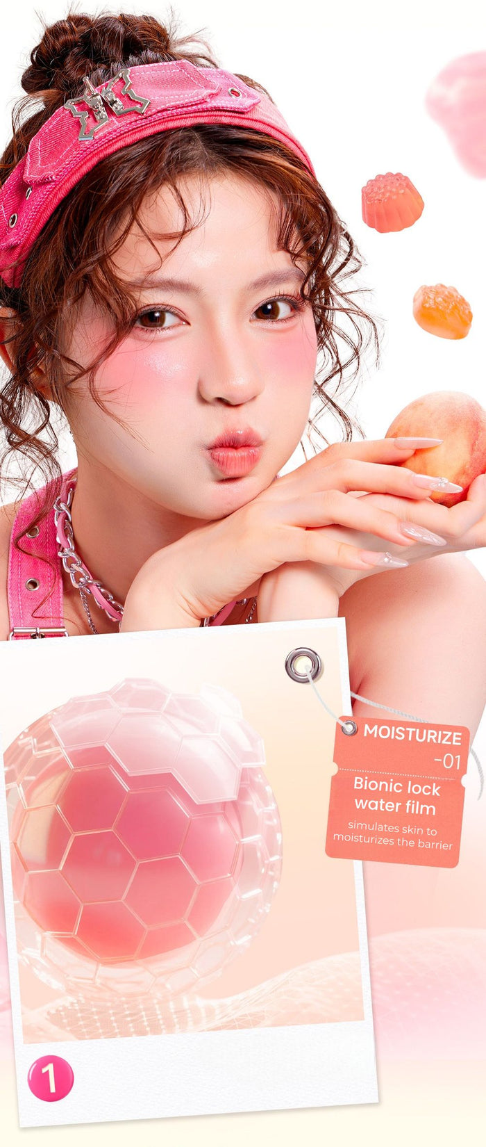 ROCK SWEET Glossy Moist Liquid Blusher T5544
