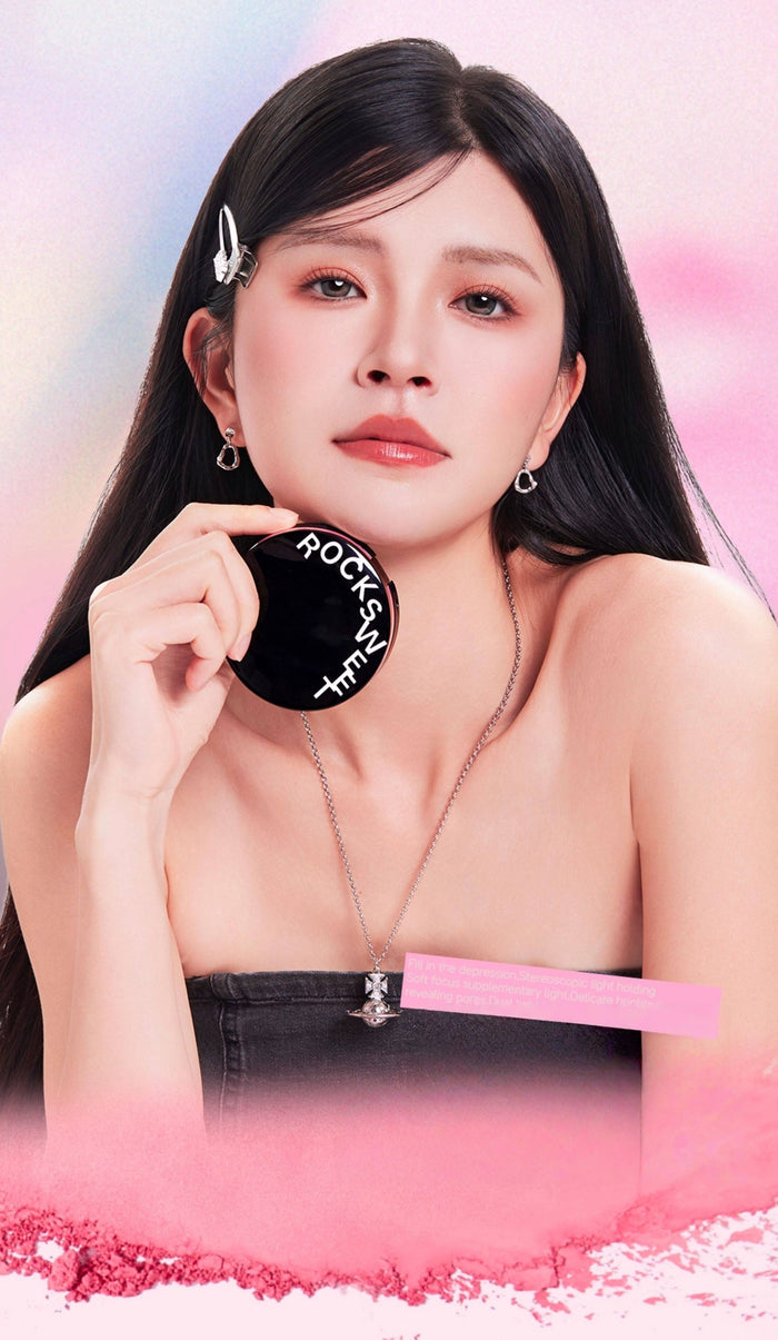 ROCK SWEET Long-wear Oil-control 2-color Pressed Powder T5548