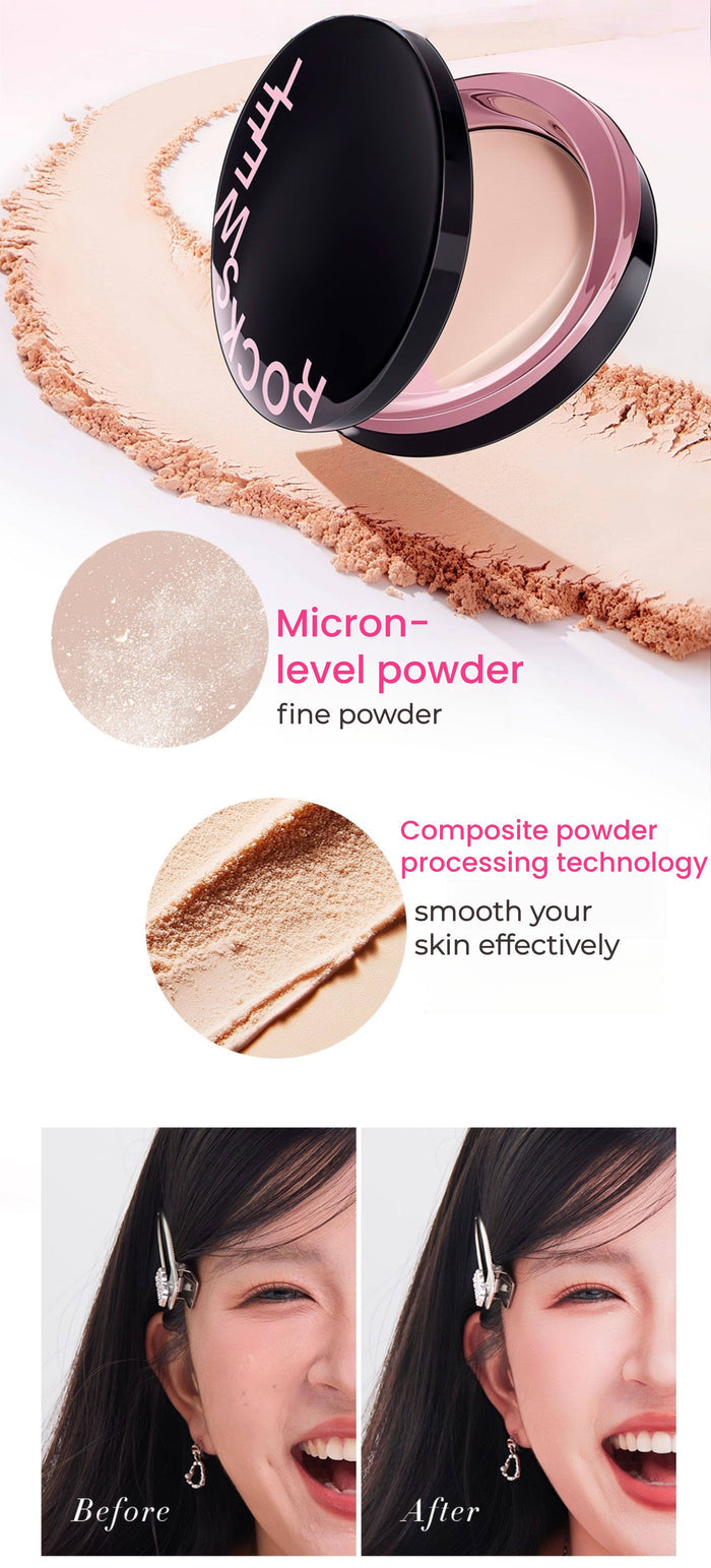 ROCK SWEET Long-wear Oil-control 2-color Pressed Powder T5548