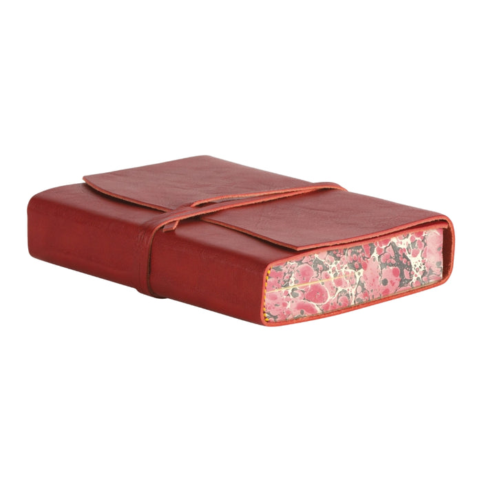 Roma Lussa Italian Red Leather Journal - Cavallini & Co.