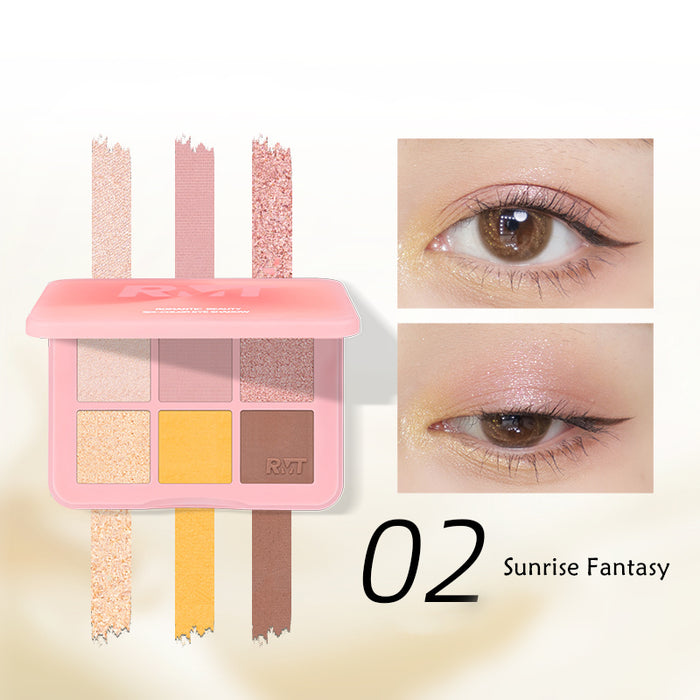 ROMANTIC BEAUTY Inflorescence 6 Color Eyeshadow Palette T3885