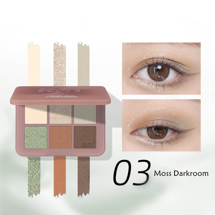ROMANTIC BEAUTY Inflorescence 6 Color Eyeshadow Palette T3885