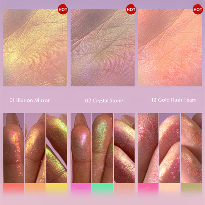 ROMANTIC BEAUTY Monochromatic Chameleon Highlighter Powder T3880