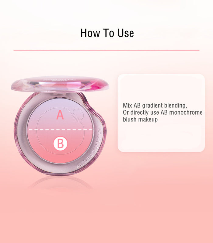 ROMANTIC BEAUTY Pink Bubbles Gradient Blusher Cream T3826
