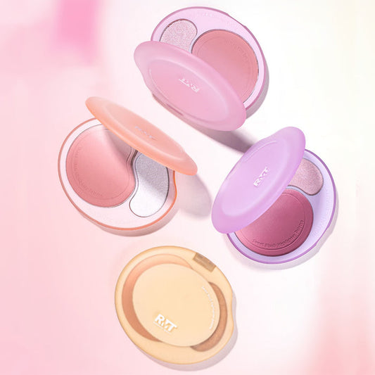 ROMANTIC BEAUTY Sweet Gradient Blusher & Highlighter Makeup Palette T3827