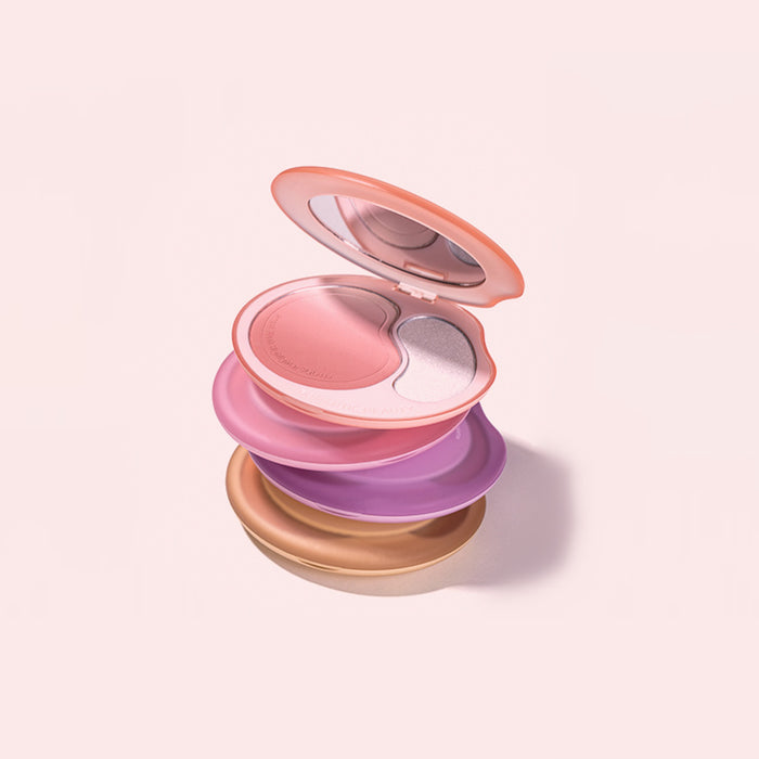 ROMANTIC BEAUTY Sweet Gradient Blusher & Highlighter Makeup Palette T3827