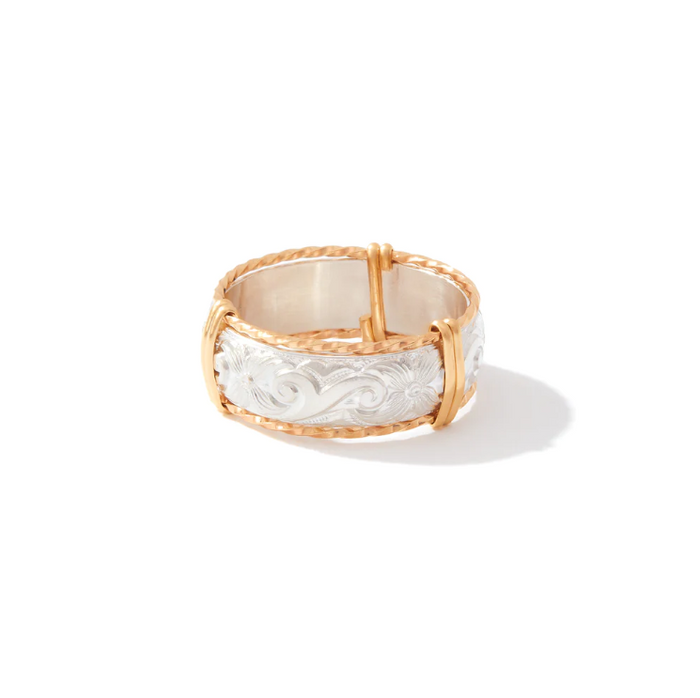 Ronaldo Angelina Silver/Gold Ring Rings in at Wrapsody