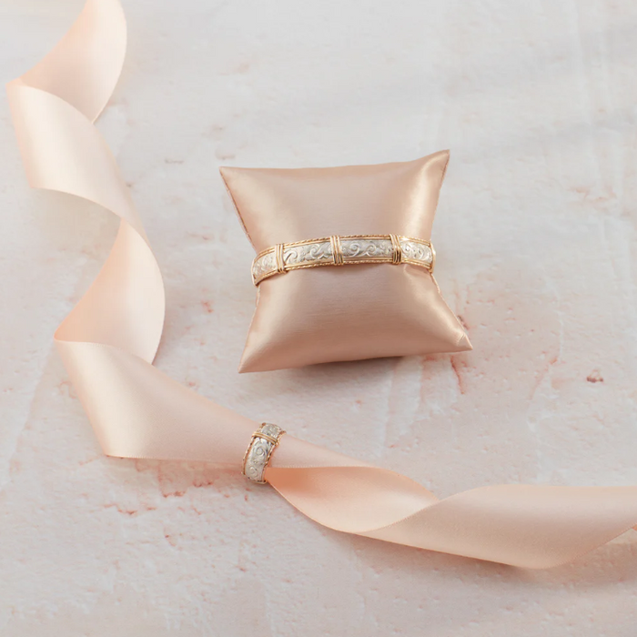 Ronaldo Angelina Silver/Gold Ring Rings in at Wrapsody