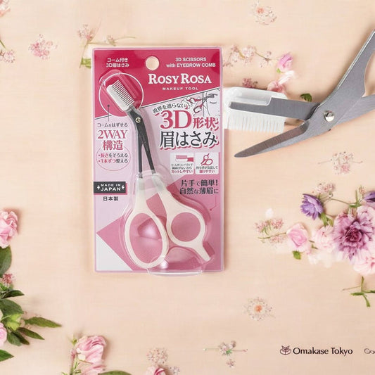 ROSY ROSA 3D Eyebrow Scissors with Comb