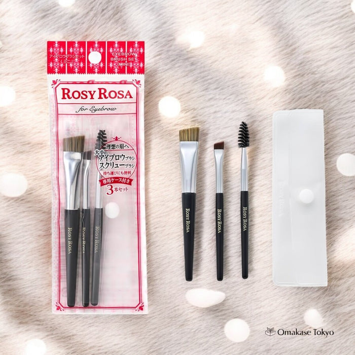 ROSY ROSA Mini Eyebrow Brush Set