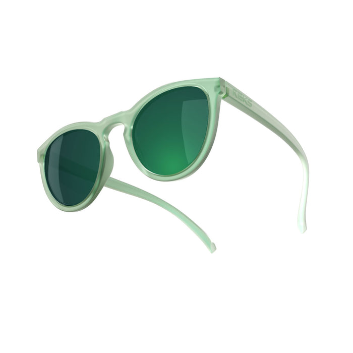 Single Vision / Solid Smoke / Green Mirror