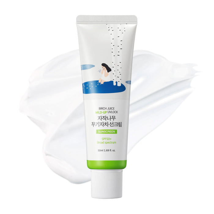 ROUND LAB Birch Juice Mild-Up Sunscreen UV Lock SPF50+ 50 mL