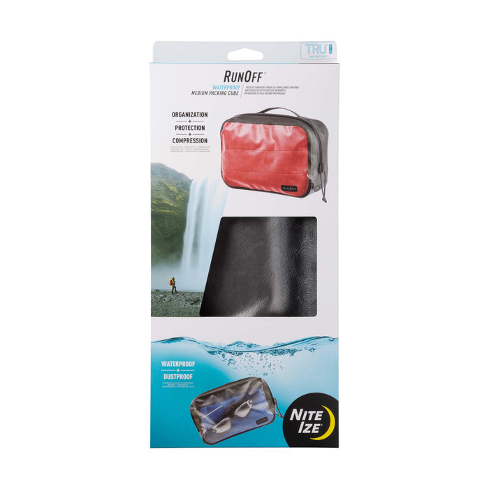 RunOff® Waterproof Packing Cube, front packaged - MEDIUM