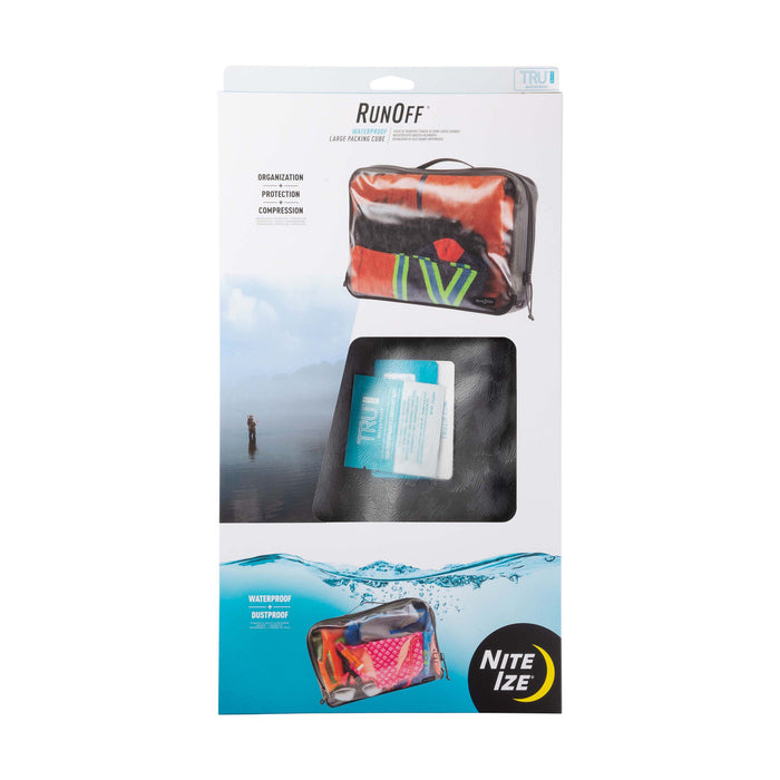 RunOff® Waterproof Packing Cube, front packaged - LARGE