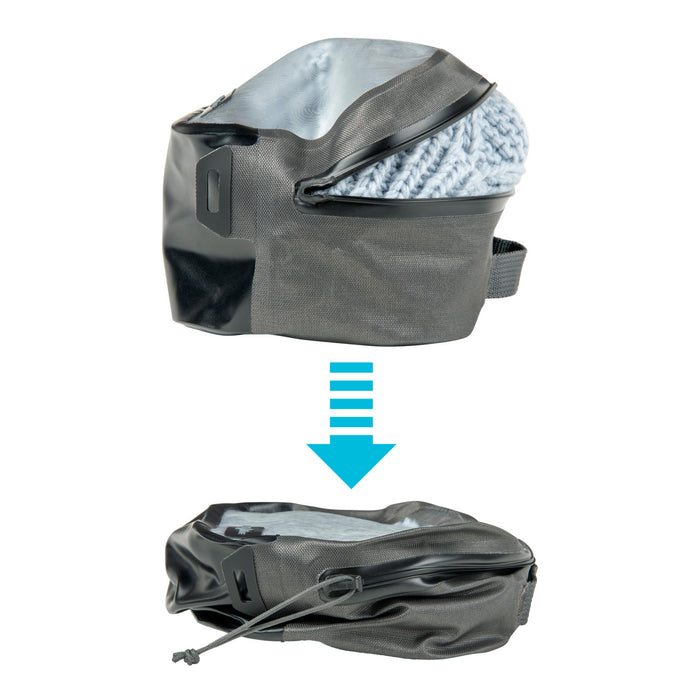 RunOff® Waterproof Packing Cube, showing it's collapsible