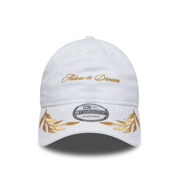 Pictured is this Dare To Dream Ryder Cup Europe 2027 9TWENTY cap in white. 2