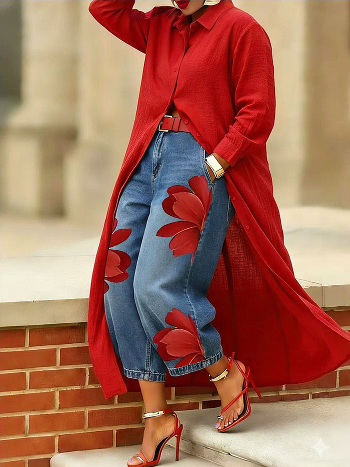 Sabrina - Elegant Floral Dress