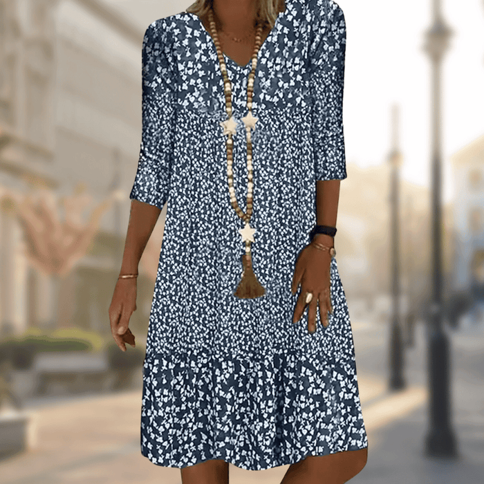SABRY - Elegant Printed Dress