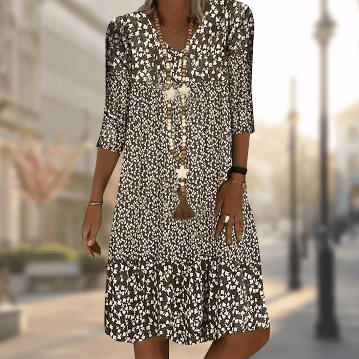SABRY - Elegant Printed Dress