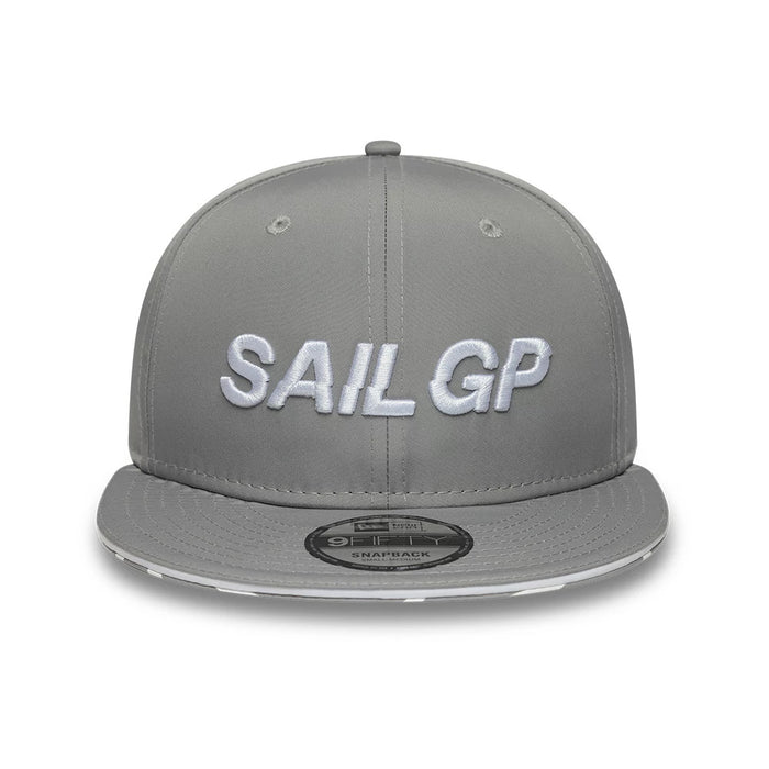 Pictured is this Limited Sail GP 9FIFTY Snapback cap in grey. 3