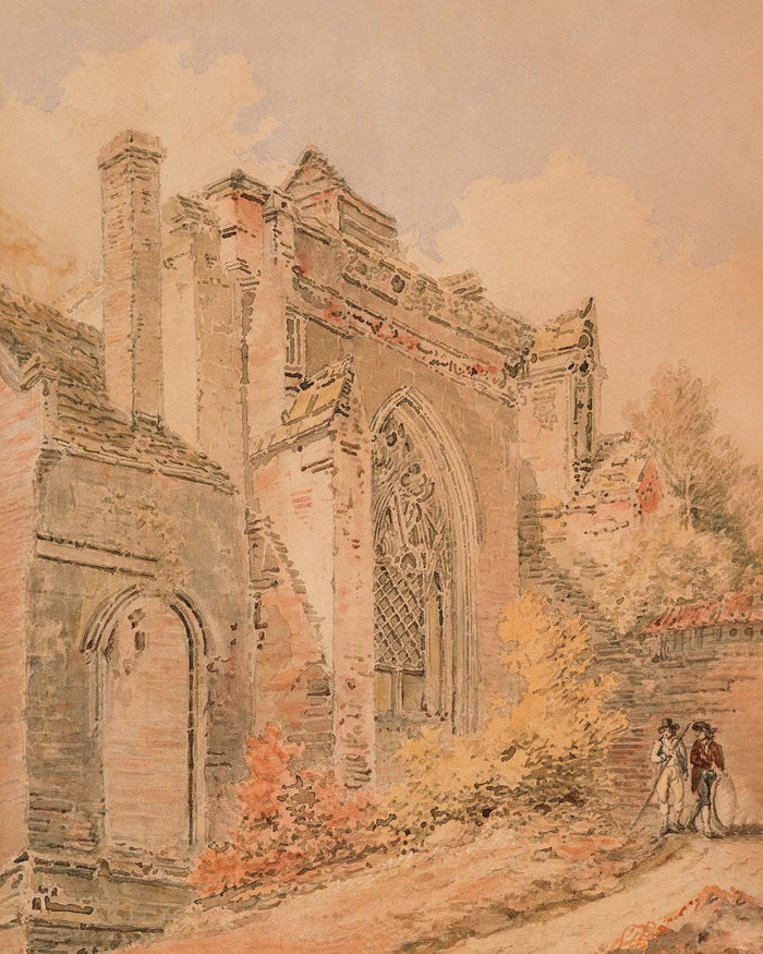 Saint Albans Abbey, Hertfordshire by Turner, 1789