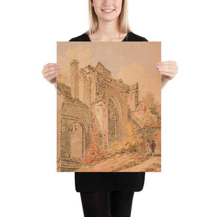 Saint Albans Abbey, Hertfordshire by Turner, 1789