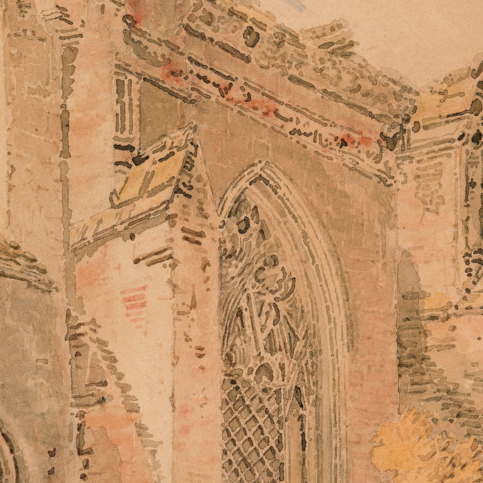 Saint Albans Abbey, Hertfordshire by Turner, 1789