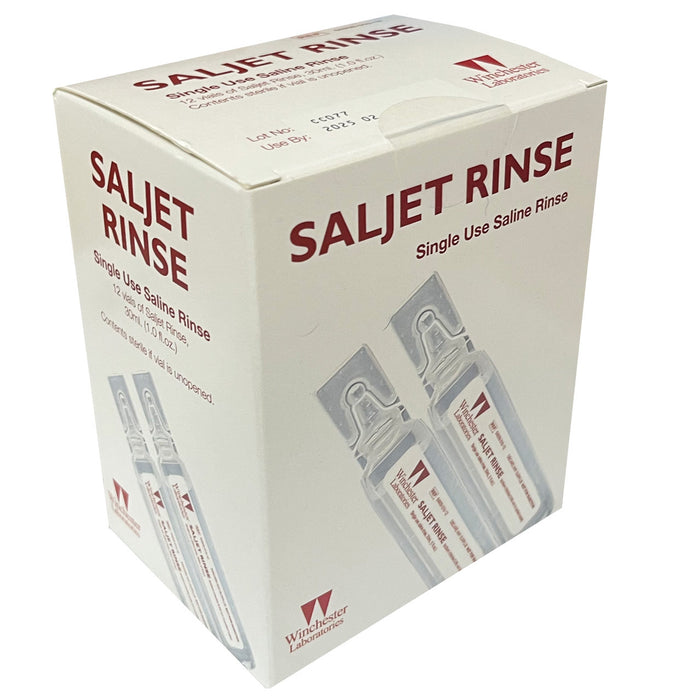 Saljet Rinse 0.9% Sterile Saline Solution (12-Pack)
