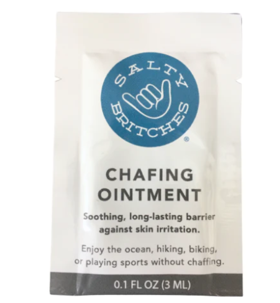 Salty Britches Chafing Ointment- Single Use, Front
