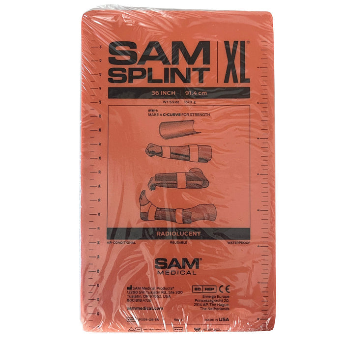 SAM Splint XL, packaged