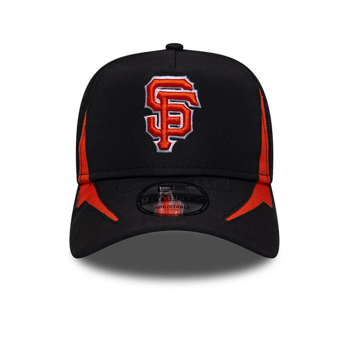 Pictured is this MLB Panel San Francisco Giants 9TWENTY A-Frame cap in black. 3