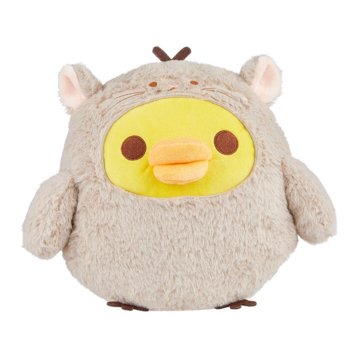 San-X Kiiroitori Sitting Chinchilla Costume Plush Medium 9 in