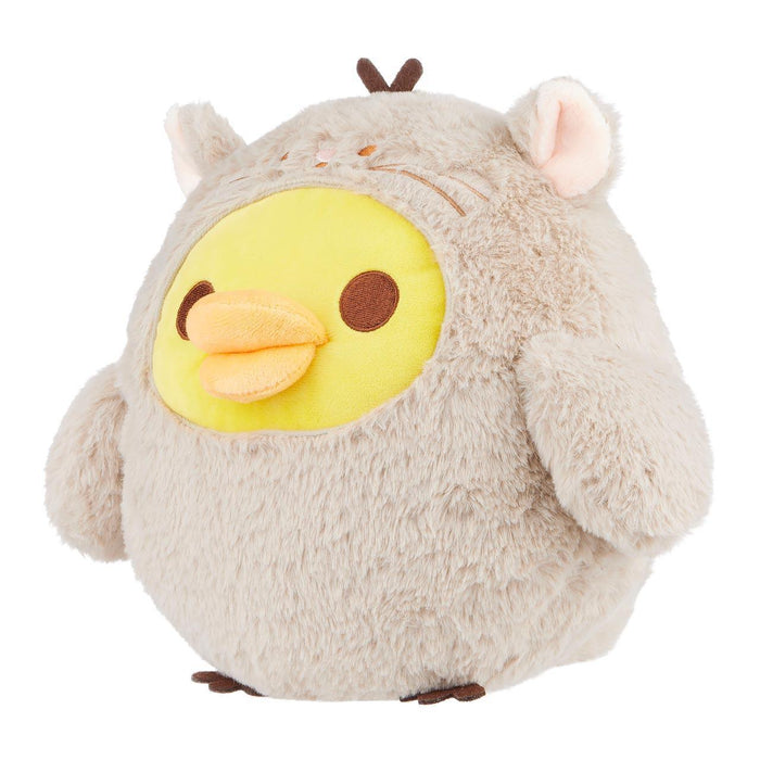 San-X Kiiroitori Sitting Chinchilla Costume Plush Medium 9 in