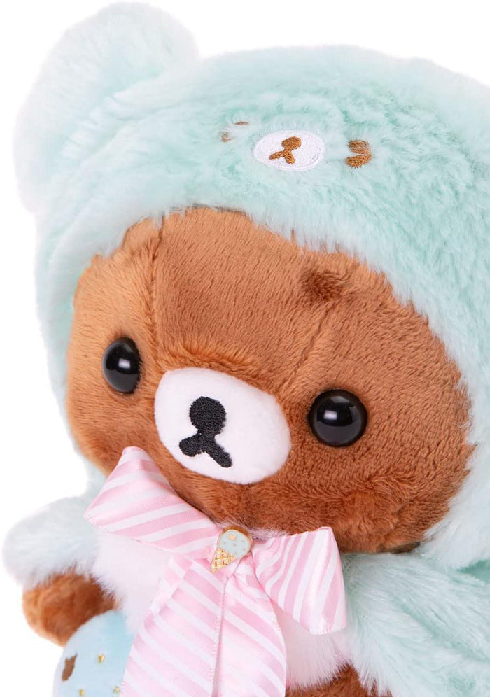 San-X Rilakkuma Chairoikoguma Original Happy Ice Cream Series Plush