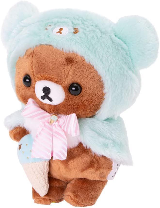 San-X Rilakkuma Chairoikoguma Original Happy Ice Cream Series Plush