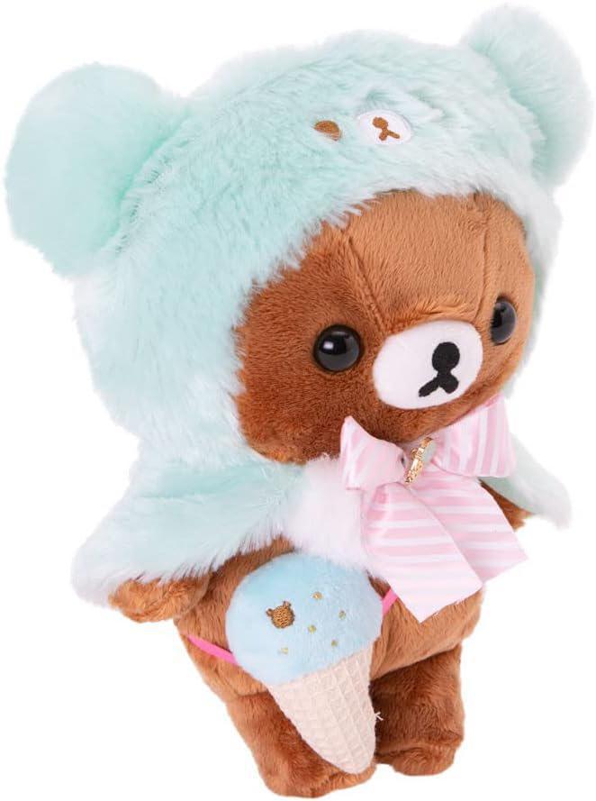 San-X Rilakkuma Chairoikoguma Original Happy Ice Cream Series Plush