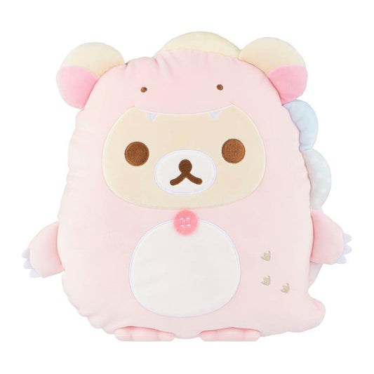 San-X Rilakkuma Korilakkuma Dinosaur Flat Mochi Plush 15 in
