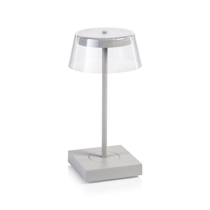 SARDINIA Rechargeable Table Light - Light Gray -  by Carlyle Avenue