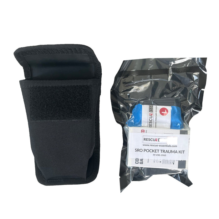 School Resource Officer Pocket Trauma Kit, Kit and pouch