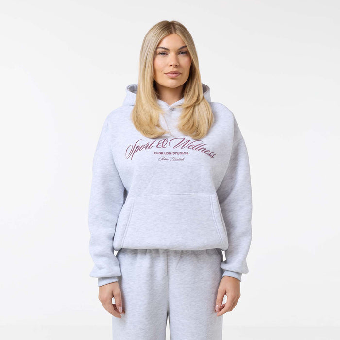 Script Sport & Wellness Tracksuit | Grey Marl