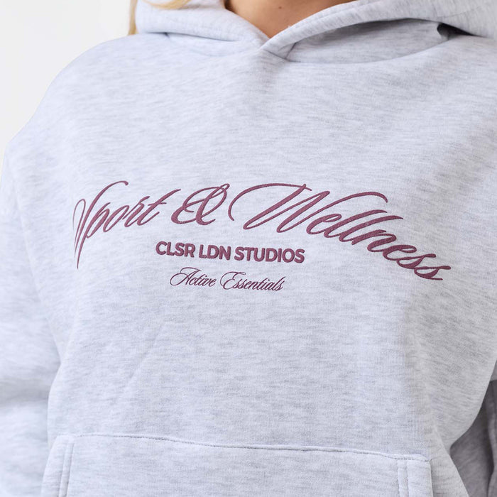 Script Sport & Wellness Tracksuit | Grey Marl