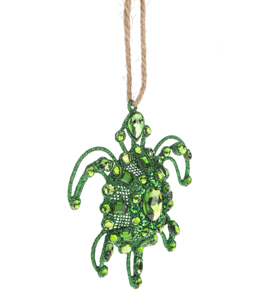 Sea Turtle Jeweled Ornament