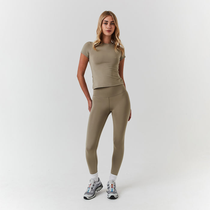 Second Skin Crop Top | Olive