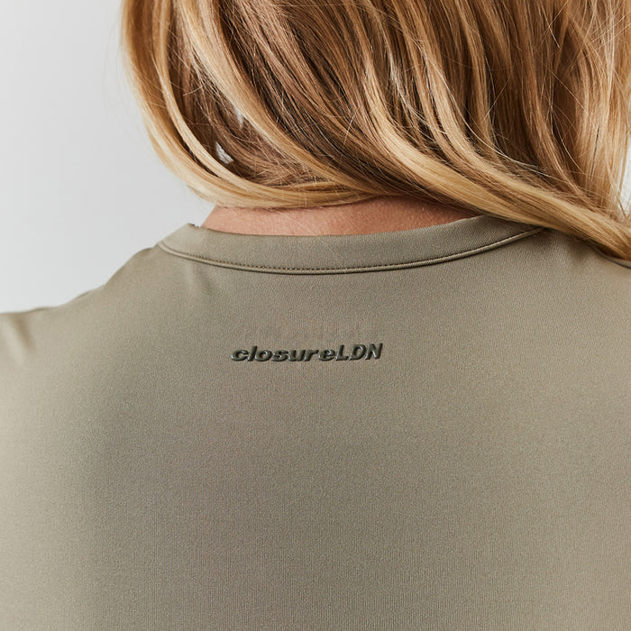 Second Skin Crop Top | Olive