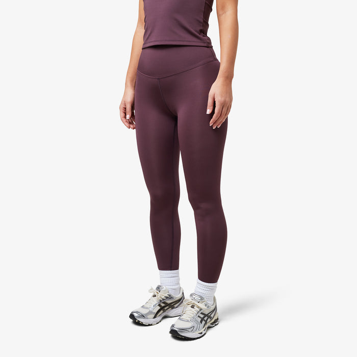 Women's  Dark Cherry Second Skin Legging  Closure London  Front View